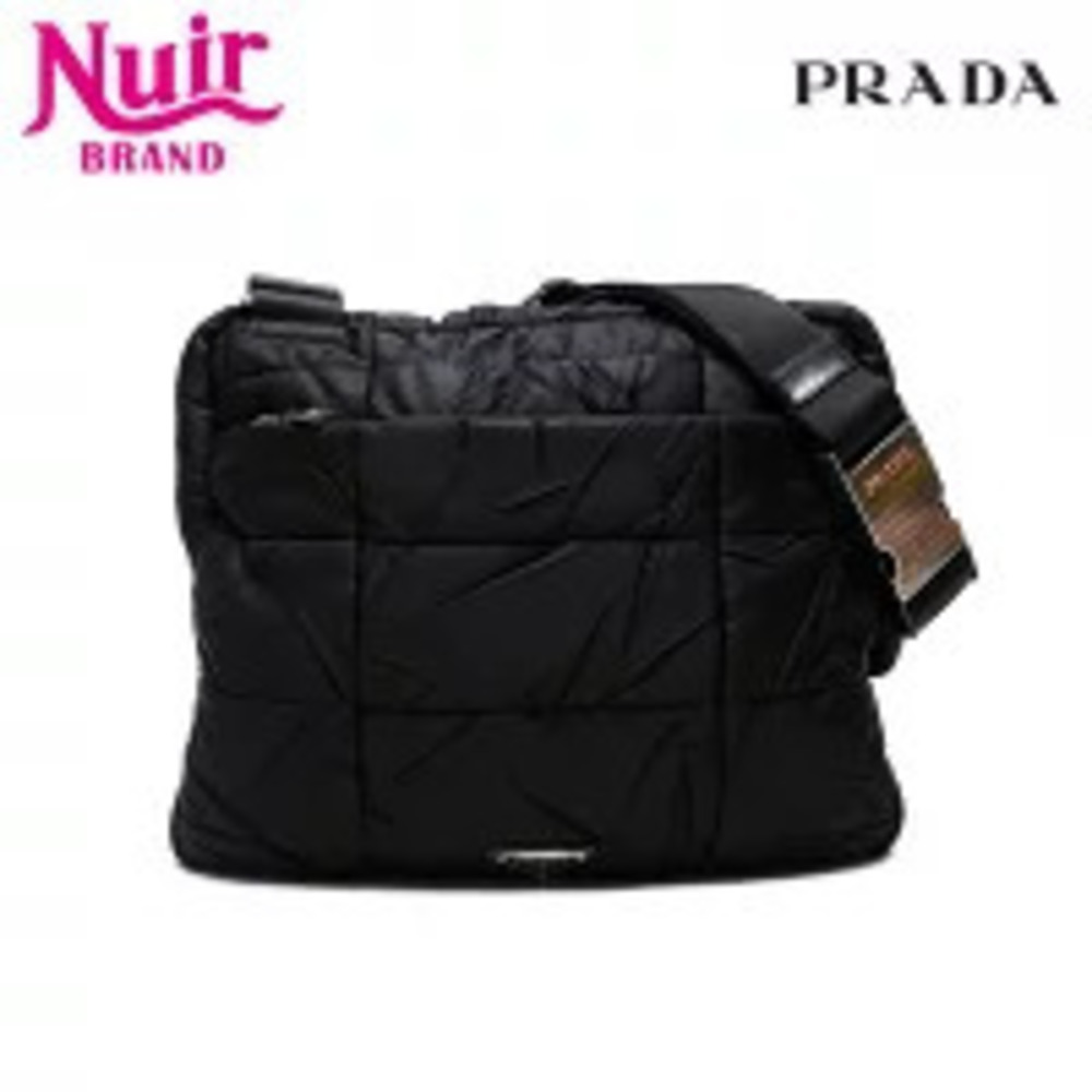 Prada Messenger Bag Shoulder Black